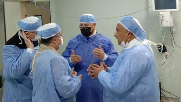 رئيس جامعة بنها خلال