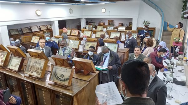 صورة من استقبال الوفد