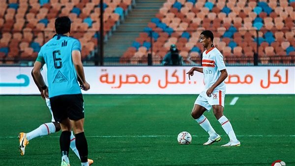 جانب من مباراة الزمالك