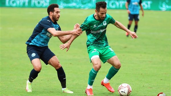 جانب من مباراة المصري