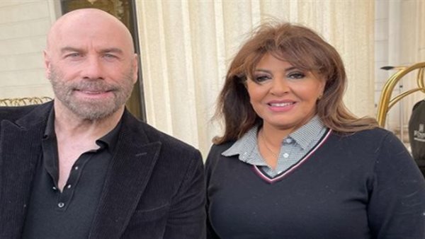 هالة صدقي وجون ترافولتا