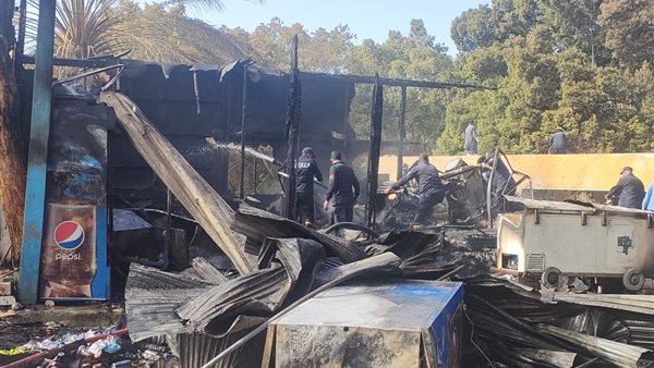 صورة من الحريق 