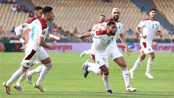 فرحة لاعبو المغرب