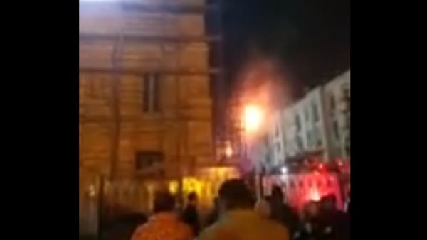 صورة من الحريق