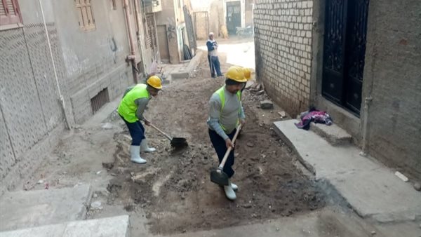 جانب من اعمال الرصف