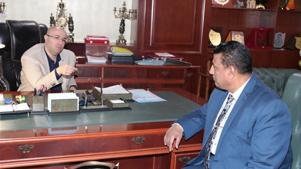 محافظ بني سويف خلال