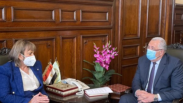 استقبال وزير الزراعة