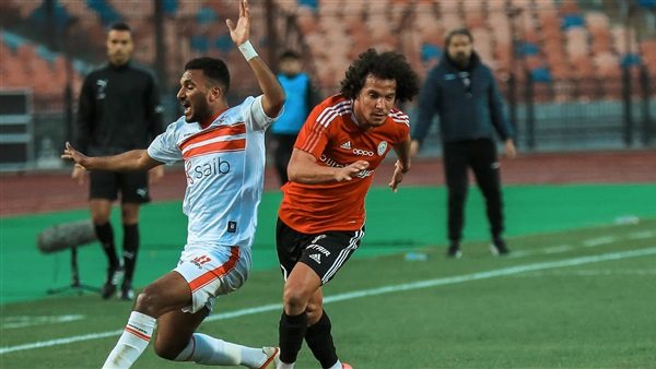 جانب من مباراة الزمالك