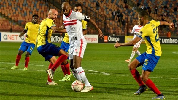 جانب من مباراة الزمالك