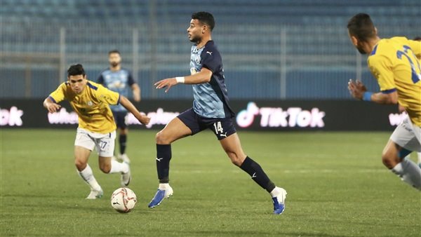 جانب من مباراة بيراميدز