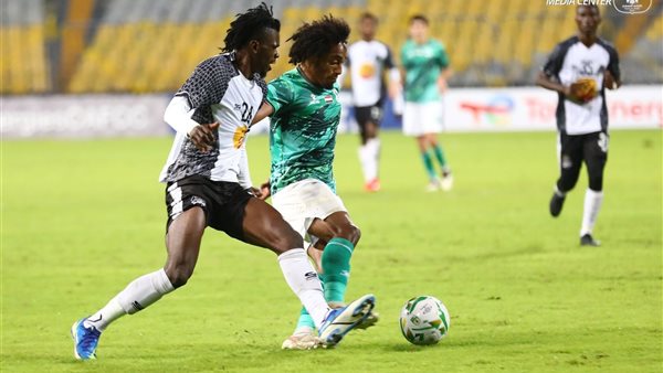 جانب من مباراة المصري