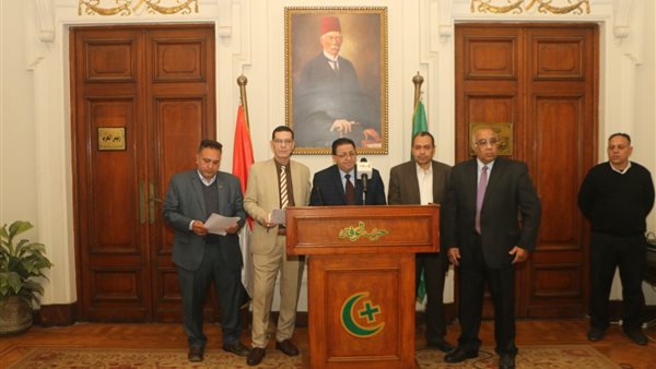 جانب من المؤتمر الصحفي