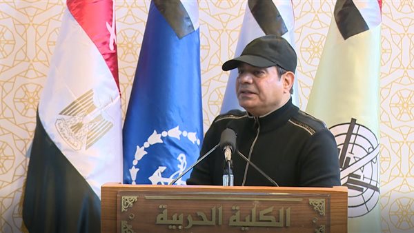 صورة من كلمة الرئيس