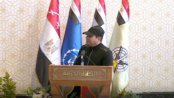 صورة من كلمة الرئيس