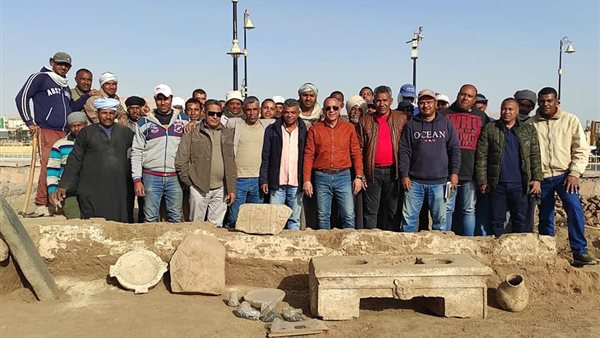 صورة من البعثة الأثرية