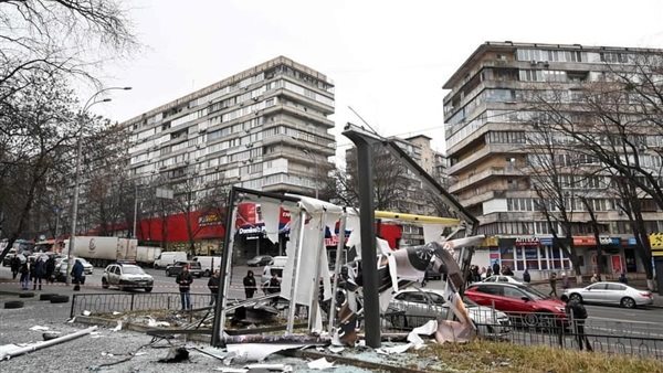 اثار القصف الروسي