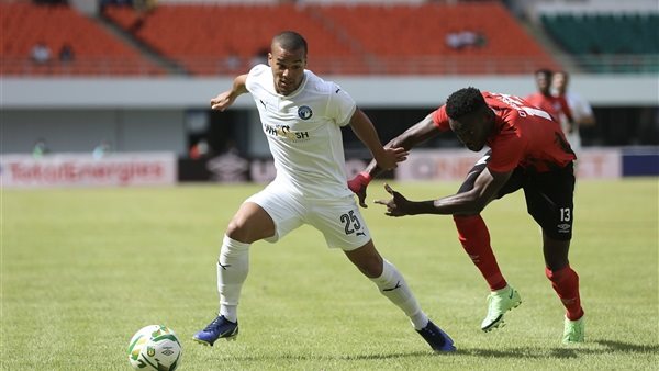 جانب من مباراة بيراميدز