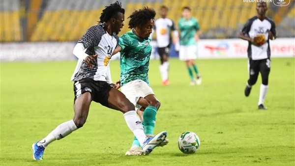 جانب من مباراة المصري