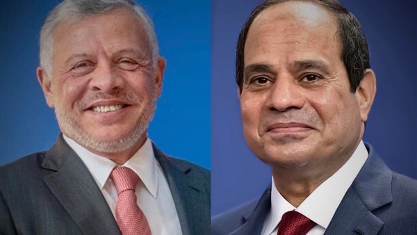 الرئيس وملك الأردن