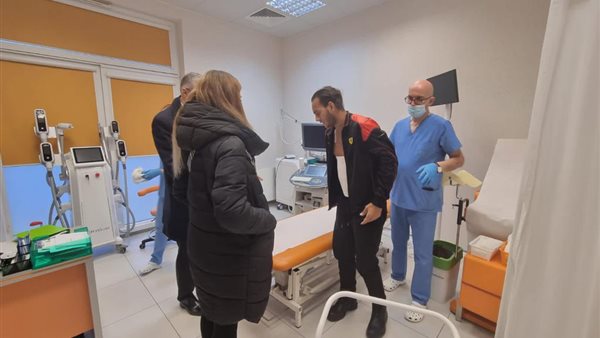 وصول المصرى المصاب