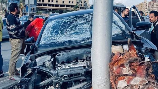 صورة من حادث سيدة