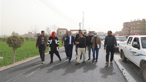 محافظ المنوفية خلال