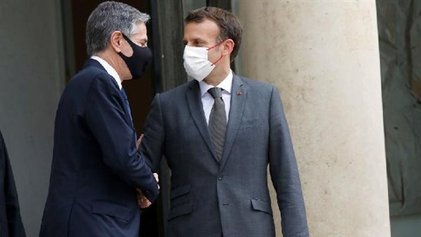 ماكرون وبلينكن -