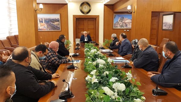 محافظ بورسعيد خلال