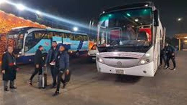حافلة الزمالك تصل