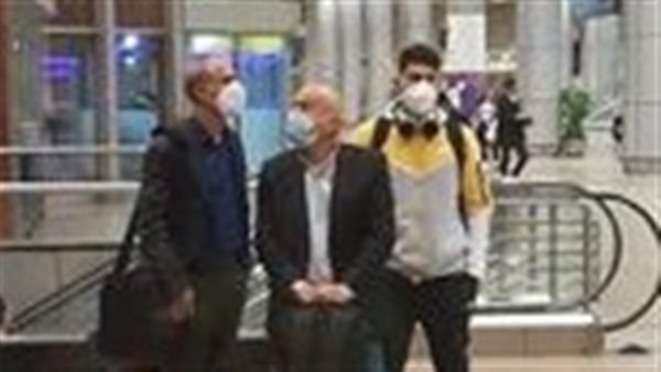 فيريرا في مطار القاهرة