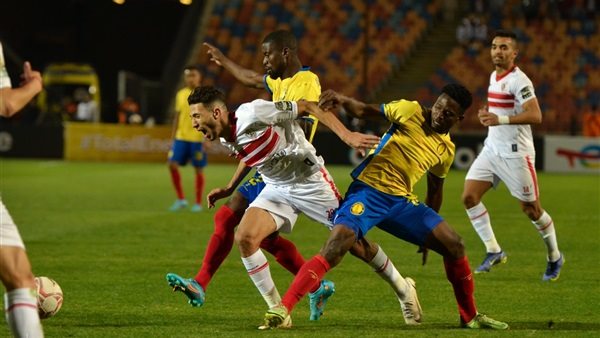 جانب من مباراة الزمالك