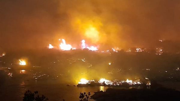 صورة من الحريق