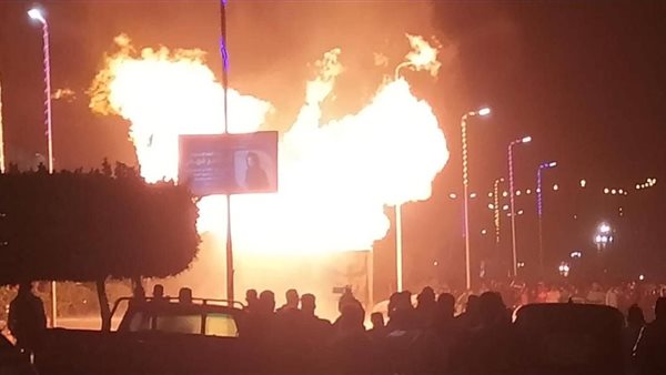 صورة من الحريق