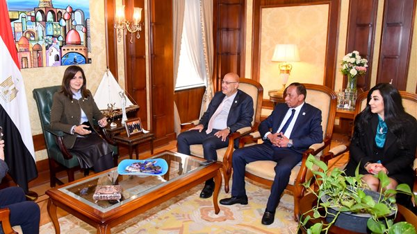 استقبال وزيرة الهجرة