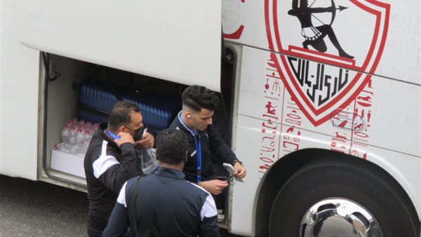 وصول حافلة الزمالك