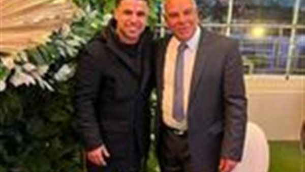 خالد الغندور مع والد