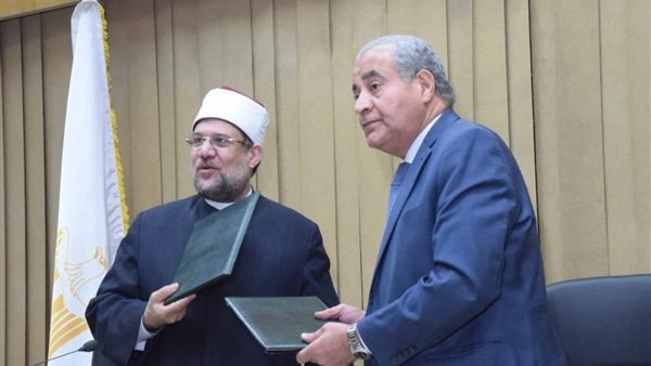 وزير الاوقاف ووزير