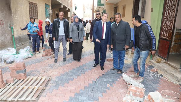 محافظ المنوفية خلال