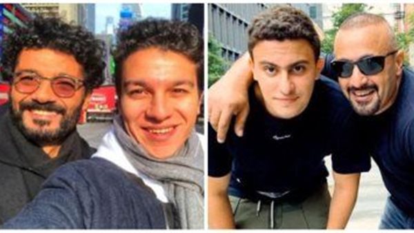 احمد السقا وابنه