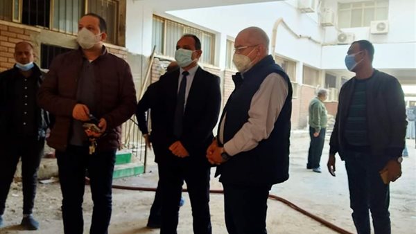 تفقد اثار الحريق