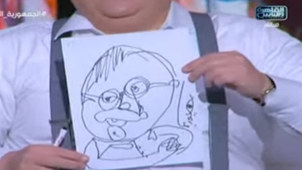 رسم ابراهيم عيسي