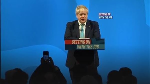 بوريس جونسون خلال