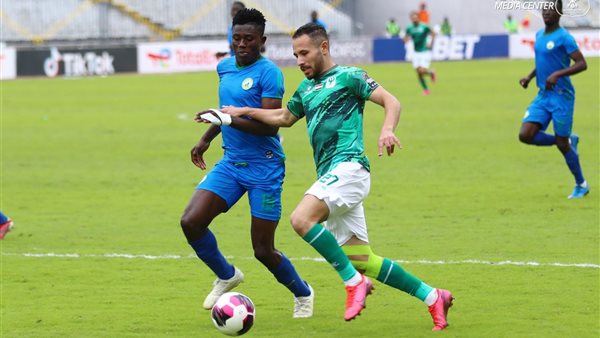 جانب من مباراة المصري