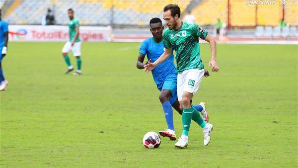 جانب من مباراة المصري