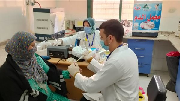 صورة من القافلة الطبية