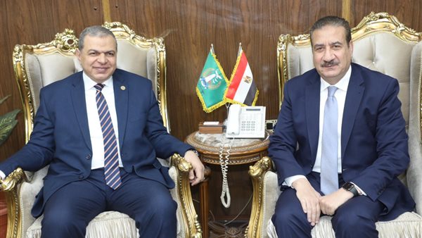 محافظ المنوفية يستقبل