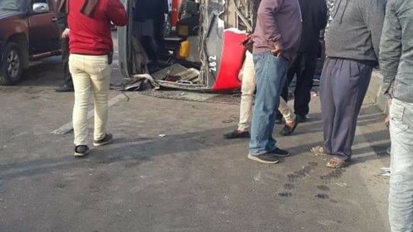 جانب من الحادث 