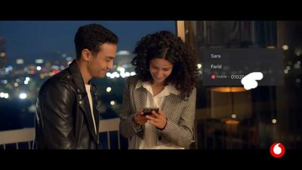 إعلان فودافون بالسباق