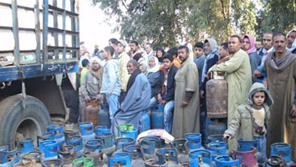 طوابير اسطوانات البوتجاز