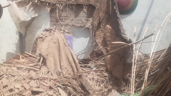 انهيار منزل